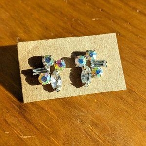 Claire's Cubic Zirconia "Aura" Stud Earrings